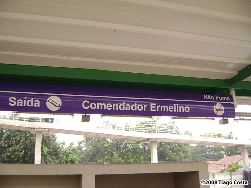 Estação Comendador Ermelino Linha F Page